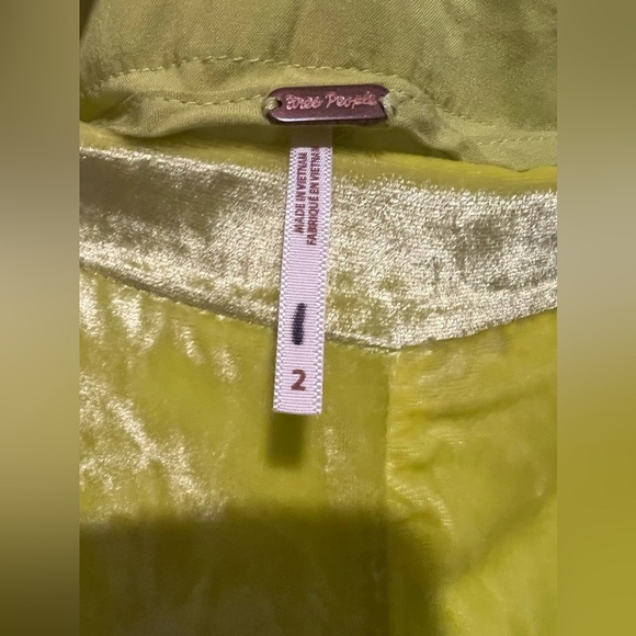 Free People Say La Vie Wide Leg Velvet Pants - Picture 8 of 11